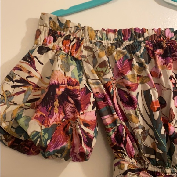 NWT | LULU’S Floral Off Shoulder Midi Dress | XS - Picture 9 of 11